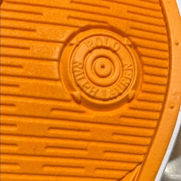 Polo by Ralph Lauren Kids Tan and Orange Sneakers (NWOT) - Picture 6 of 10